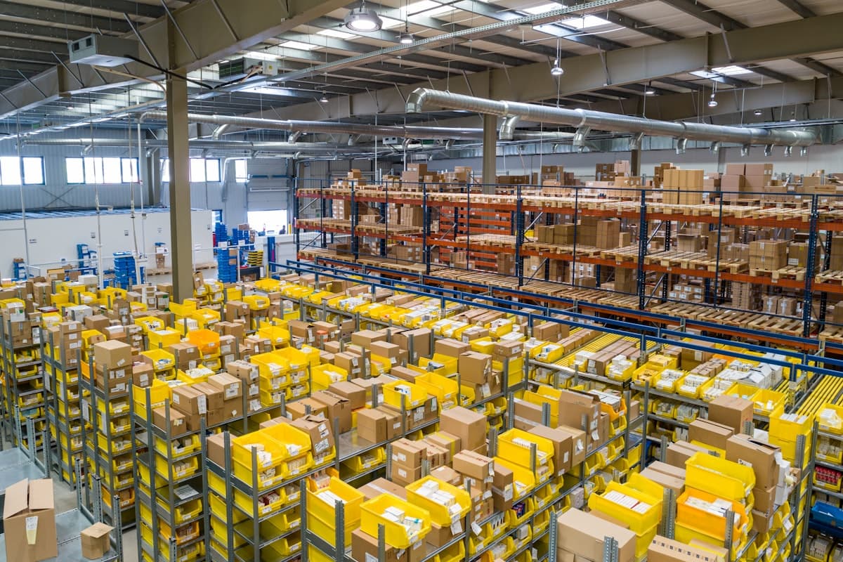 Warehouse and logistics center